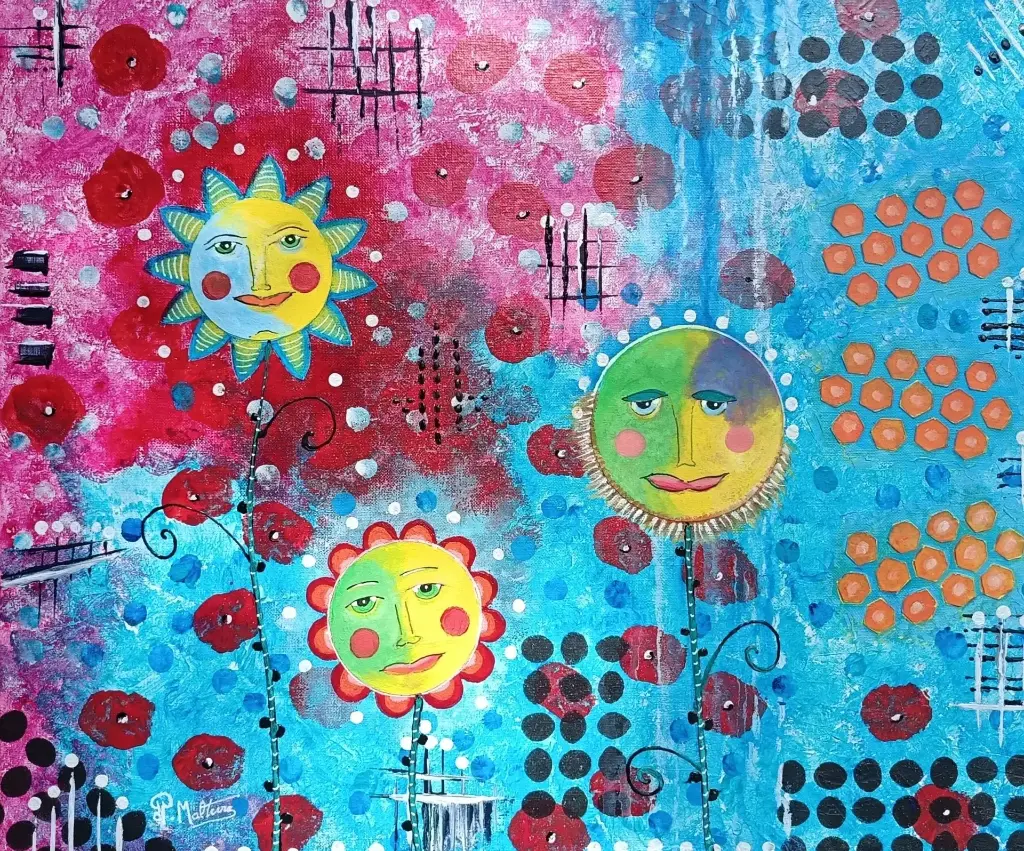 Fleurs expressives