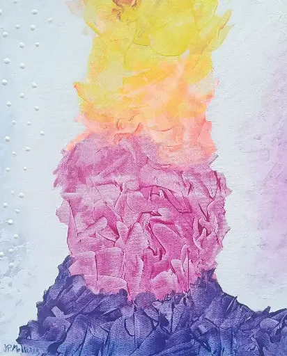 Cascade colorée